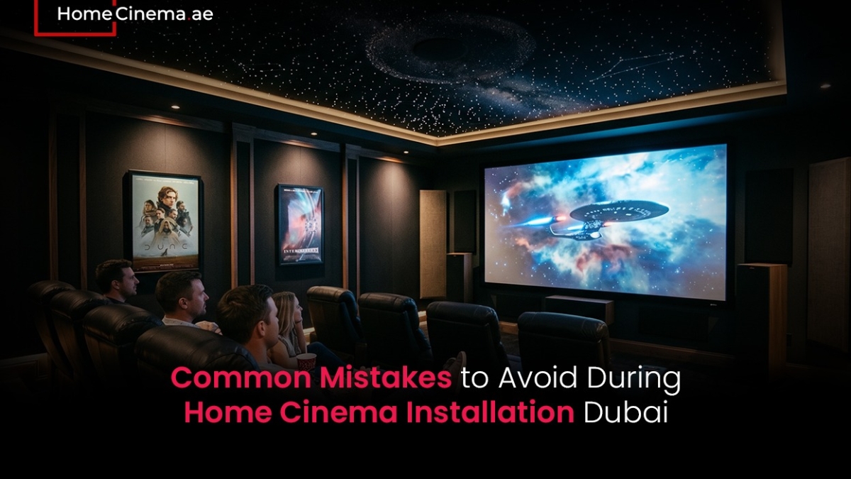 Home Cinema Installation Dubai